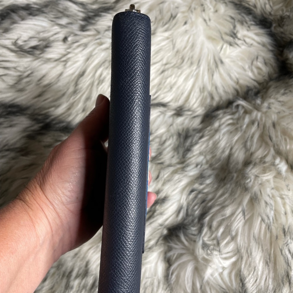 Coach Color Block Accordion Zip Wallet In Blue - image 8